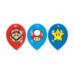 Ballons 4 Couleurs Mario