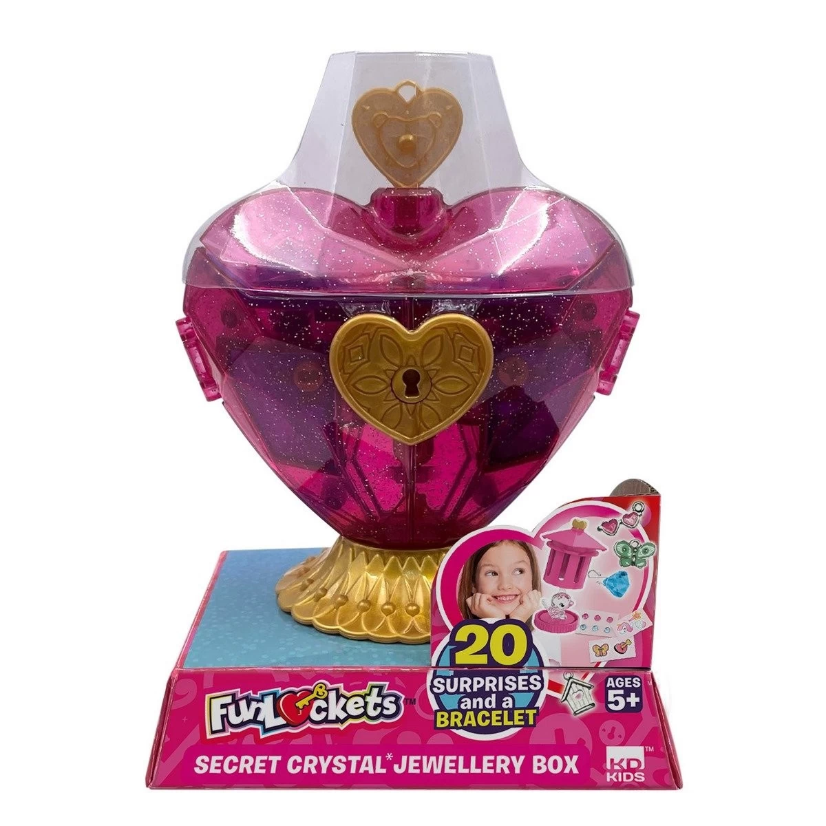 Boite à Bijoux Crystal Cur Funlockets