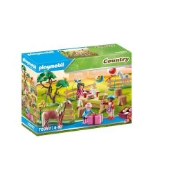 Décoration De Fête Avec Poneys - Playmobil Country 70997
