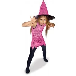 Déguisement Sorcière Rose Taille S