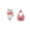 Doudou Amusette 3 En 1 Souris Grise