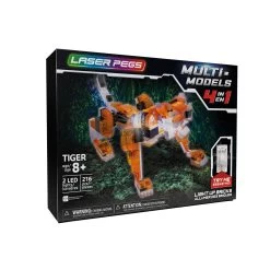 Laser Pegs- Tigre Rouge 4 En 1