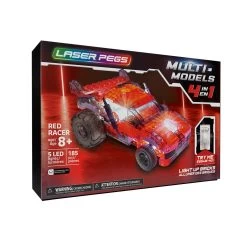 Laser Pegs - Véhicule Rouge - 4 En 1