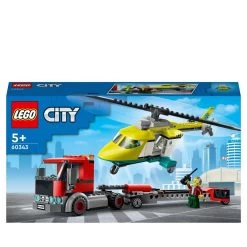 Le Transport De L'Hélicoptère De Secours Lego City 60343