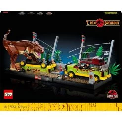 L'Evasion Du T-Rex De Jurassic Park Lego Jurassic World 76956