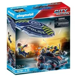 Policier Parachutiste Quad Des Bandits - Playmobil City Action 70781
