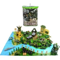 Sac Figurines Militaire 130 Pièces