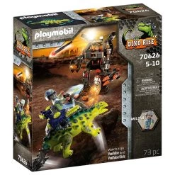 Saichania Et Robot Soldat Playmobil Dino Rise 70626