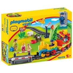 Train Avec Passagers Et Circuit Playmobil 1.2.3 70179